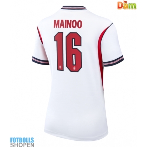 Billiga England Kobbie Mainoo #16 Hemmatröja Dam VM 2026 Kortärmad
